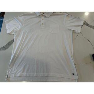 Peter Millar Mountainside Collection Trump National Golf Polo White Mens Sz L